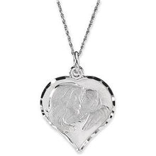 Load image into Gallery viewer, Sterling Silver Heart 18&quot; Necklace
