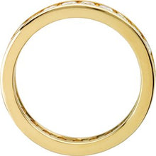 Load image into Gallery viewer, 14K Yellow 1 1/5 CTW Diamond Eternity Band Size 4

