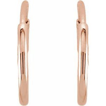 Charger l&#39;image dans la galerie, 14K Rose 10 mm Endless Hoop Earrings
