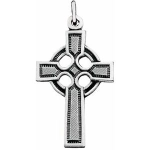 Celtic-Inspired Cross Necklace or Pendant