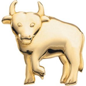 The Playful Bull Brooch