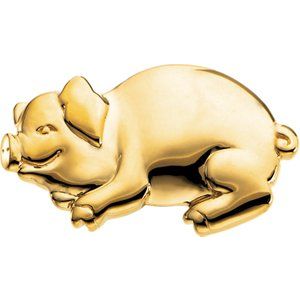 Bonnie the Pig Brooch