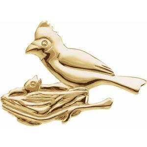 The Caring Cardinal Brooch