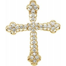 Load image into Gallery viewer, 14K Yellow 1 CTW Diamond Cross Pendant
