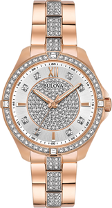 Bulova 98L229 Women's Crystal Watch