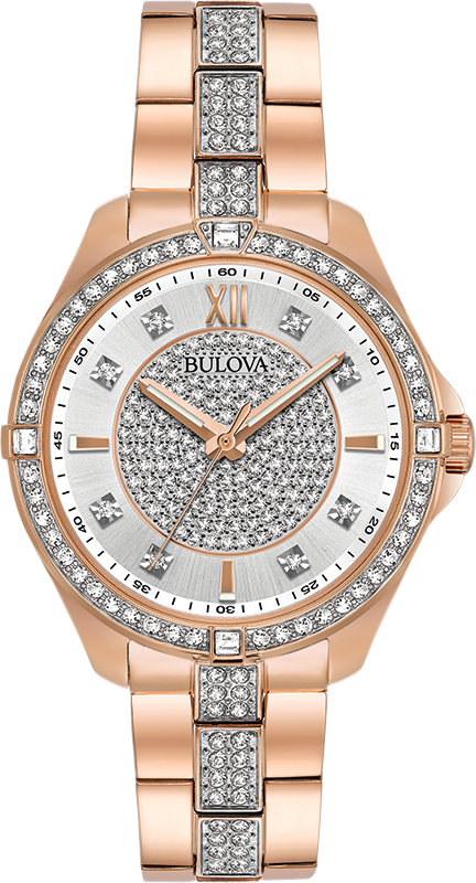 Bulova 98L229 Women's Crystal Watch