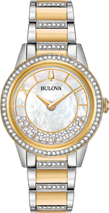 Bulova 98L245 Women's Crystal TurnStyle Watch (Will ship in 1 week)