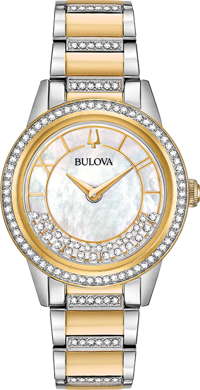 Bulova 98L245 Montre en cristal TurnStyle pour femme