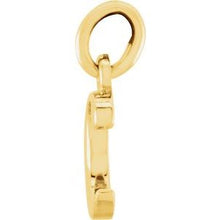 Load image into Gallery viewer, 14K Yellow Lowercase Initial C Pendant

