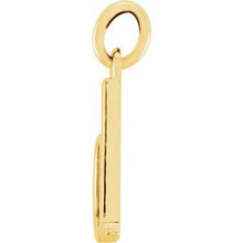 Load image into Gallery viewer, 14K Yellow Lowercase Initial D Pendant
