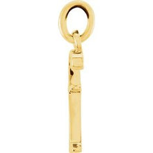 Load image into Gallery viewer, 14K Yellow Lowercase Initial F Pendant
