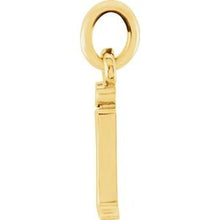 Load image into Gallery viewer, 14K Yellow Lowercase Initial I Pendant

