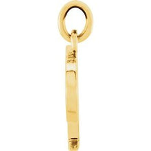 Load image into Gallery viewer, 14K Yellow Lowercase Initial P Pendant
