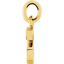 Load image into Gallery viewer, 14K Yellow Lowercase Initial S Pendant
