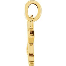 Load image into Gallery viewer, 14K Yellow Lowercase Initial X Pendant
