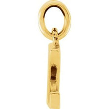 Load image into Gallery viewer, 14K Yellow Lowercase Initial Z Pendant
