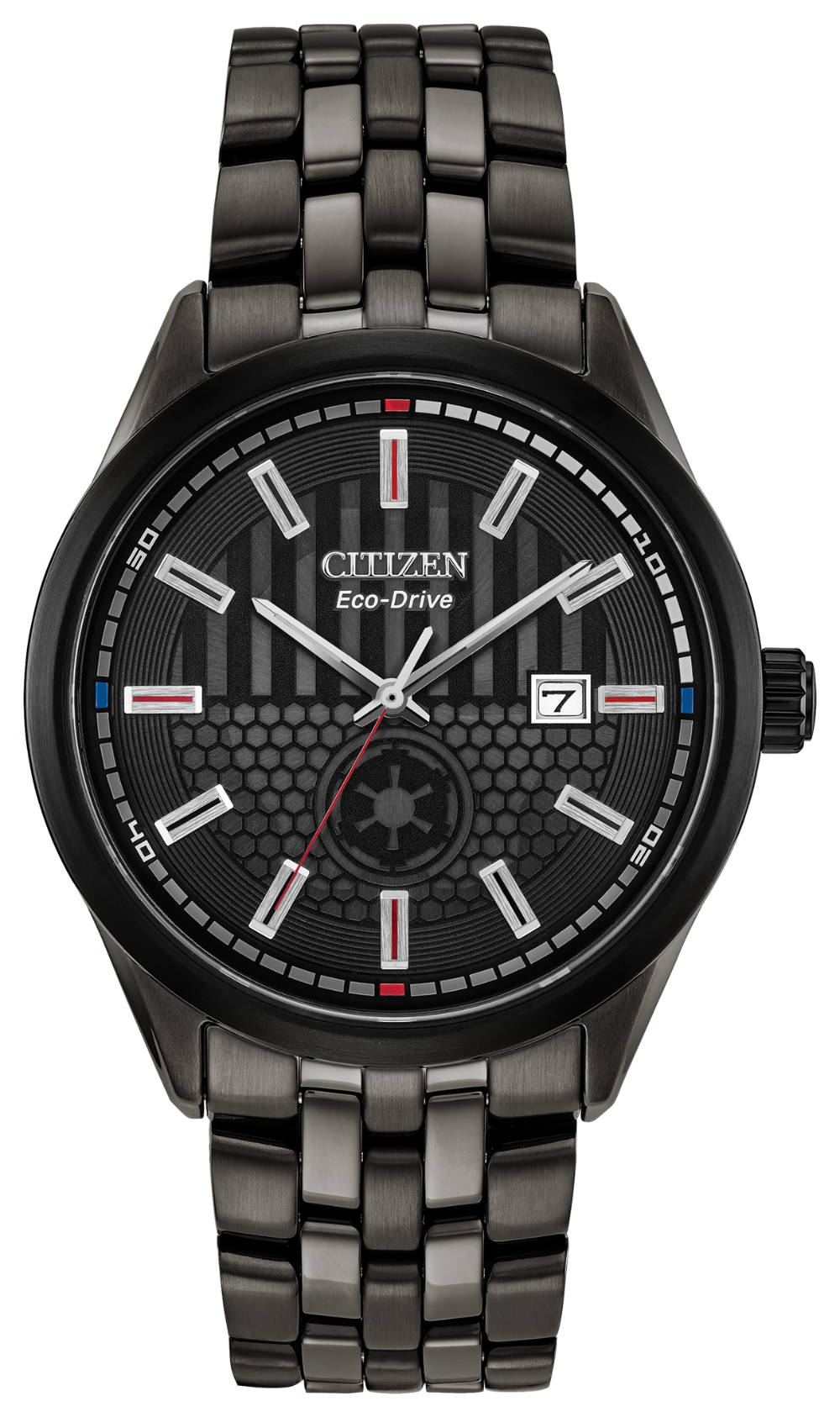 BM7257-57W Men's Limited Edition Citizen Eco-Drive® Star Wars™ Darth Vader™ Black IP Watch