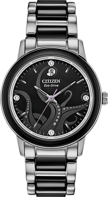 EM0748-51W Disney Villains Ursula diamond watch from CITIZEN®.