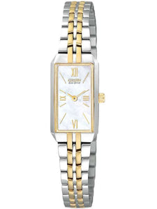 Citizen Women's EG2694-59D Silhouette Eco-Drive 2-Tone Mother-Of-Pearl Watch