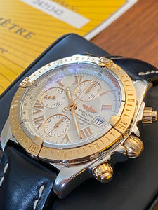 BREITLING CHRONOMAT EVOLUTION AUTOMATIC  Reference#: C13356, 44 mm diameter, Steel/Rose Gold PRE-OWNED