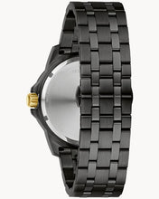 Load image into Gallery viewer, 98D176 Bulova Marine Star Black Dial Stainless Steel Bracelet
